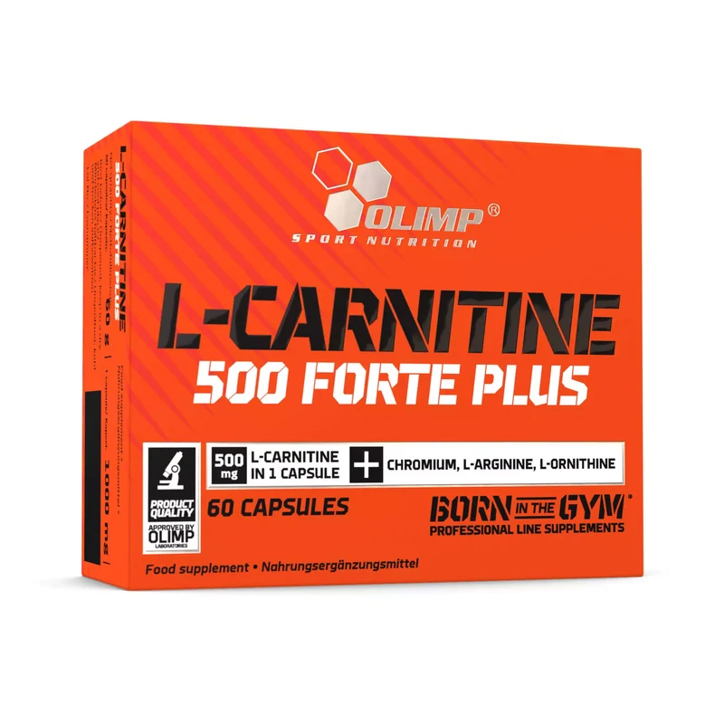 L-Carnitine 500 Forte Plus 60 capsules