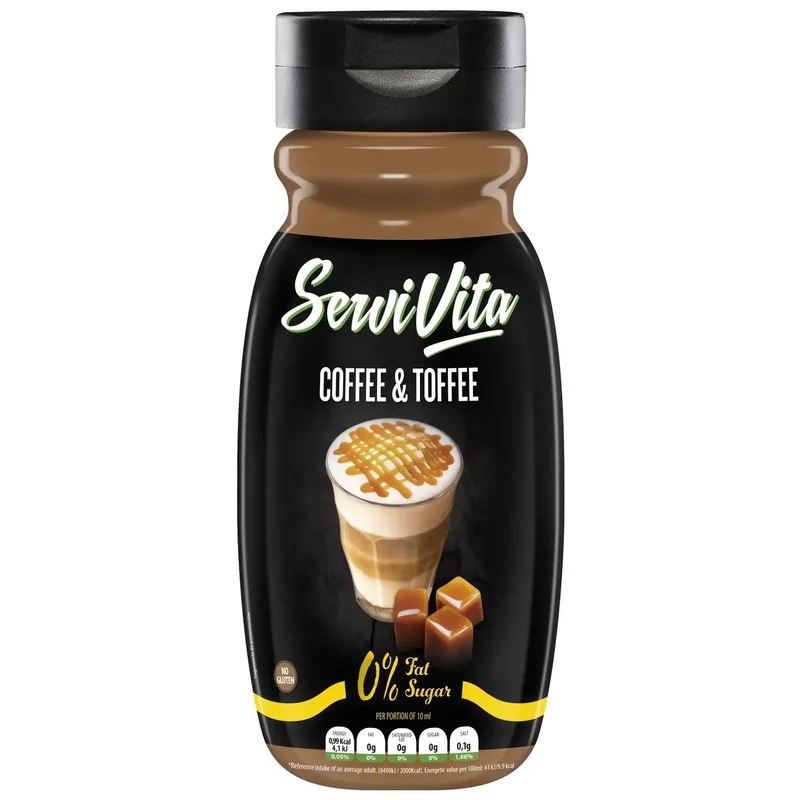 Sirop Zéro 320 ml Café et Caramel Servivita