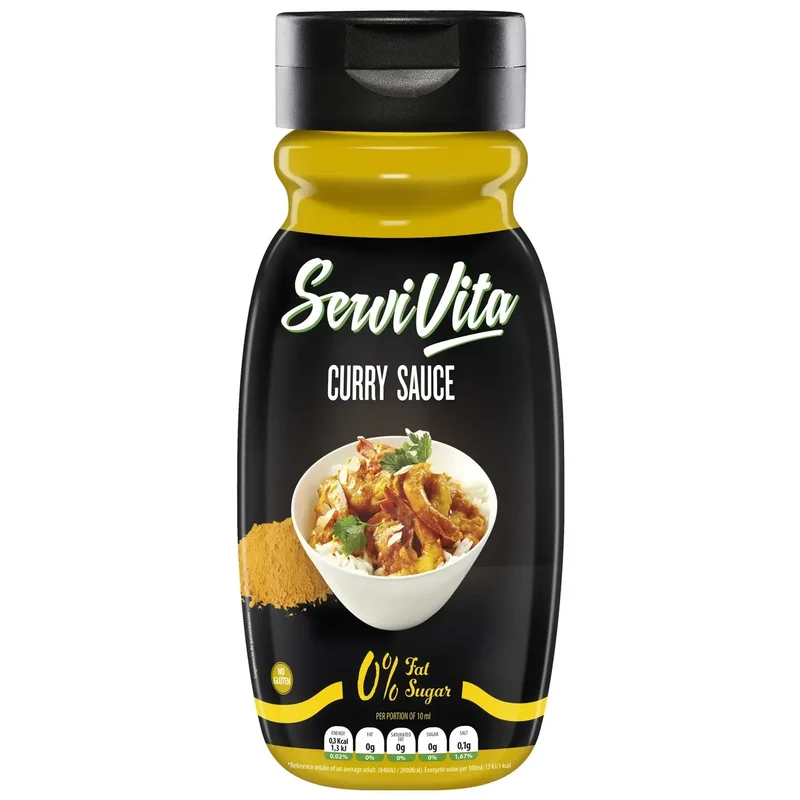 Sauce Zéro 320 ml Curry Servivita