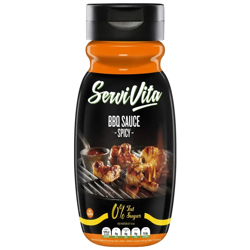 Sauce Zéro 320 ml Barbecue Épicé Servivita