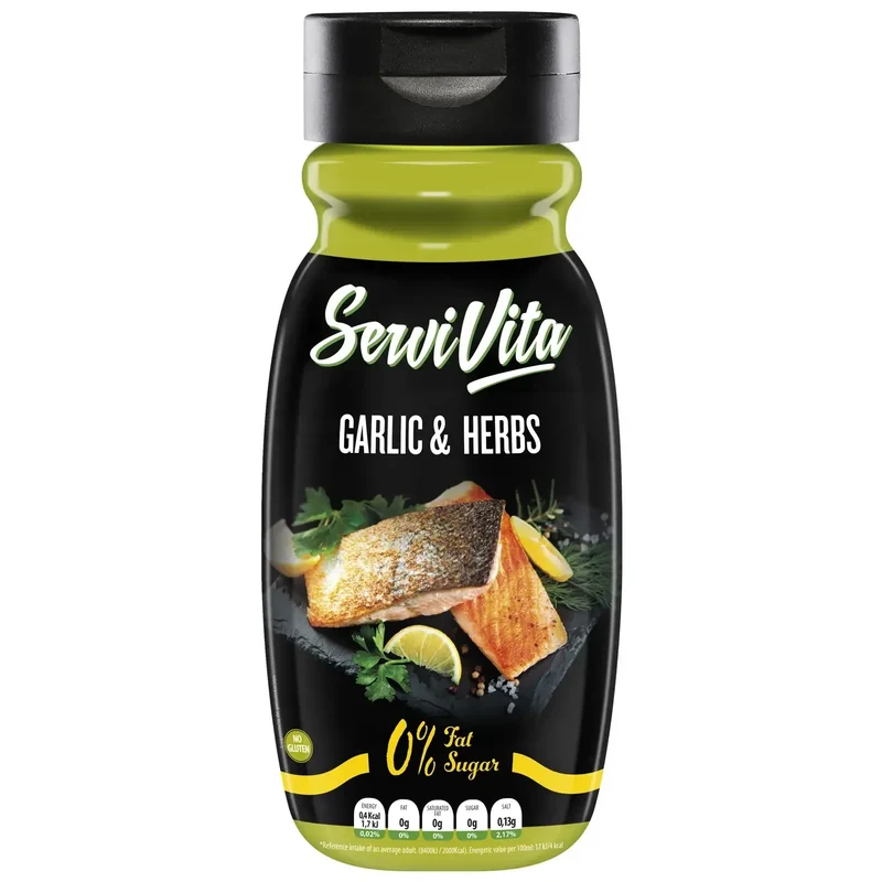 Sauce Servivita Zero 320 ml Ail & Herbes