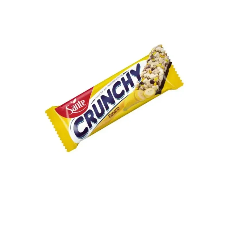 Barre Crunchy Céréales Banane chocolat 35g