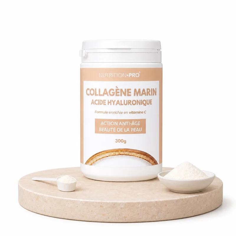 COLLAGÈNE MARIN / ACIDE HYALURONIQUE EN POUDRE
