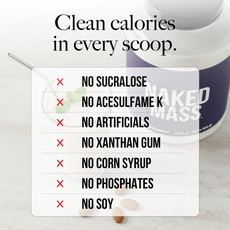 Mass Gainer Protein Supplement | Naked Mass