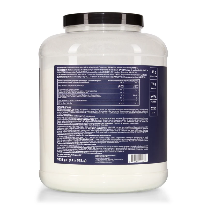 Mass Gainer Protein Supplement | Naked Mass