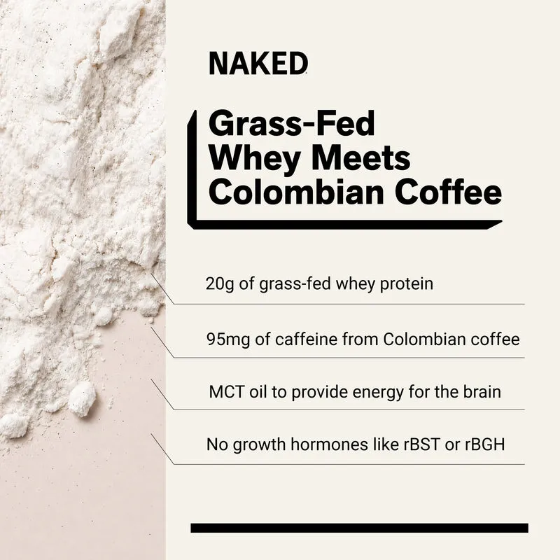 Caramel Latte Protein Iced Coffee | Naked Protein Coffee - 17 Servings