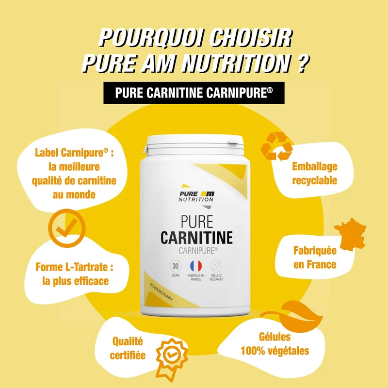 PURE Carnitine Carnipure® en gélules