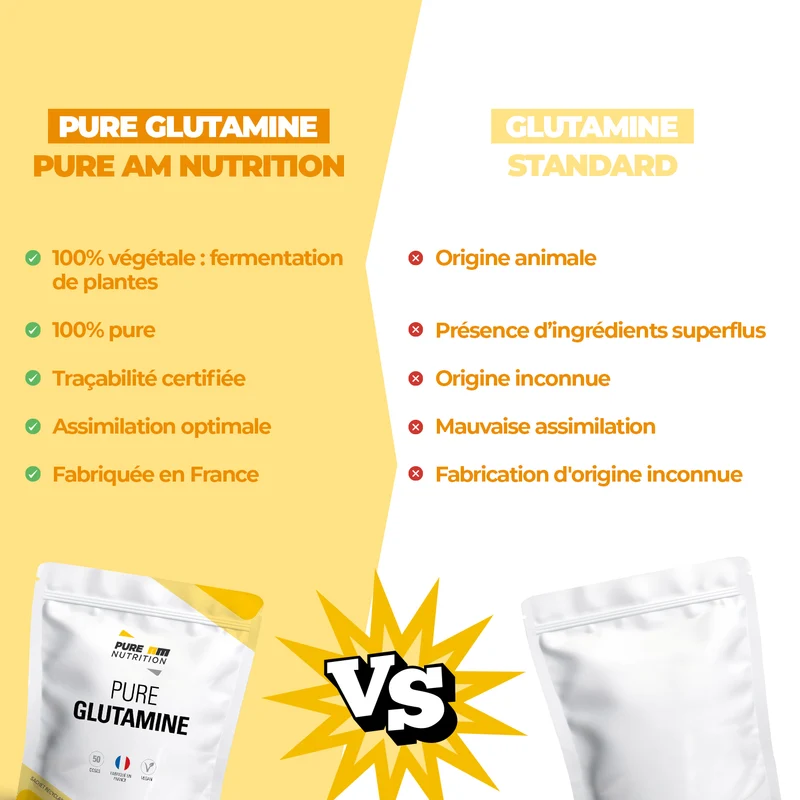 PURE Glutamine en poudre