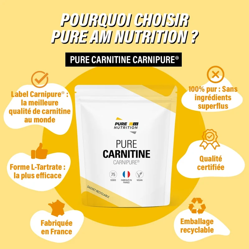 PURE Carnitine Carnipure® en poudre