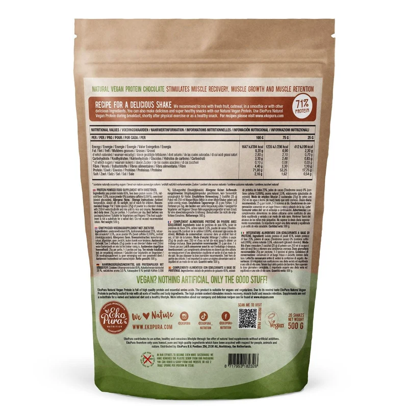 Vegan Protein Chocolade