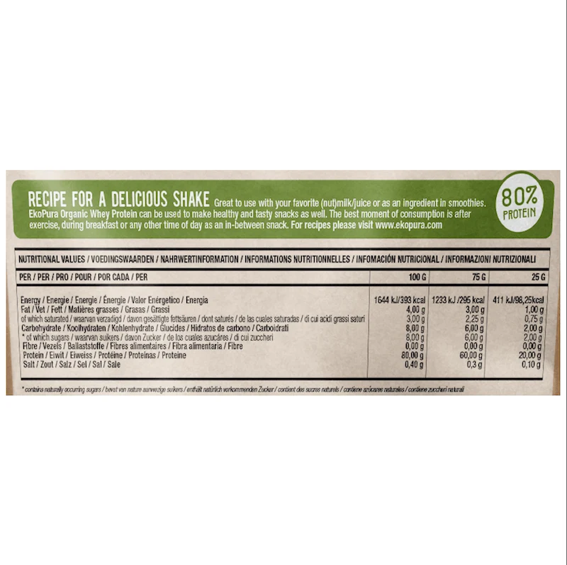 Whey Naturel Bio
