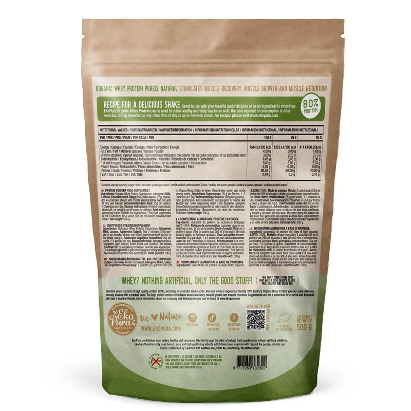 Whey Naturel Bio
