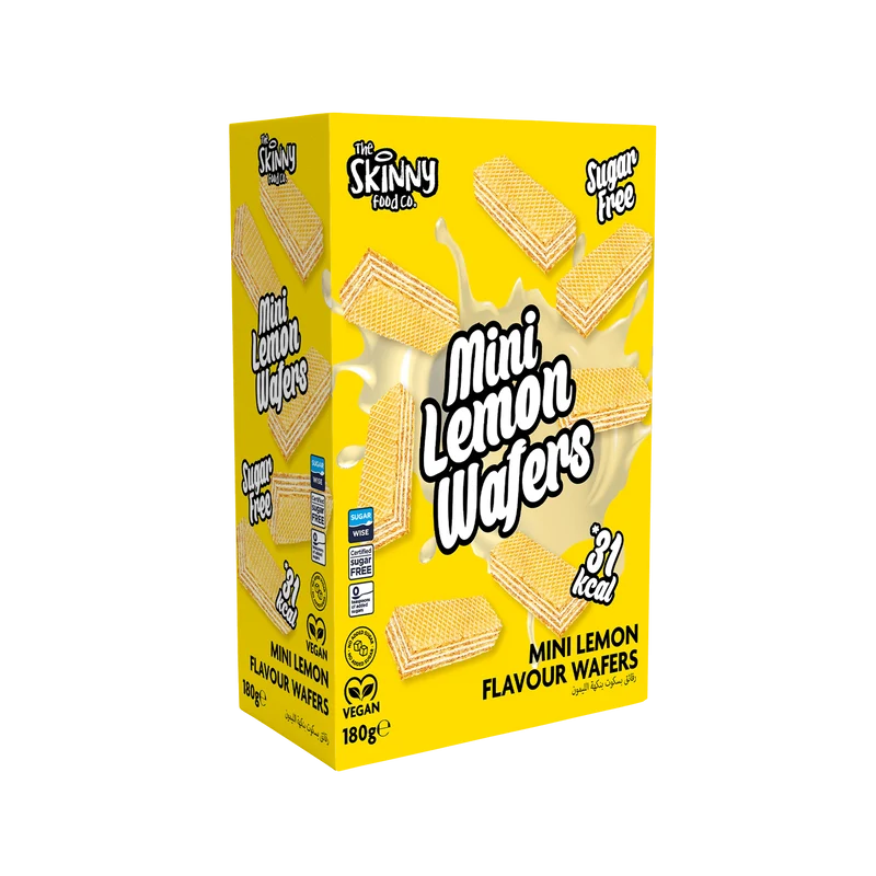(Liquidation, À consommer de préférence avant le 26 février) Mini gaufrettes au citron allégées 180 g