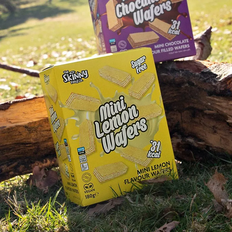 (Liquidation, À consommer de préférence avant le 26 février) Mini gaufrettes au citron allégées 180 g