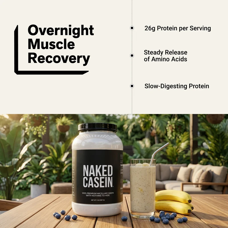 Micellar Casein Protein Powder | Naked Casein - 2LB