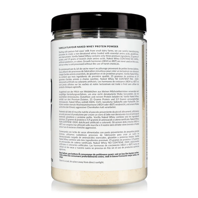 Vanilla Whey Protein Powder | Naked Vanilla Whey - 450g