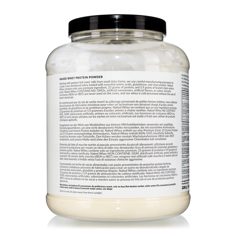 Grass Fed Whey Protein Powder | Naked Whey - 2280g