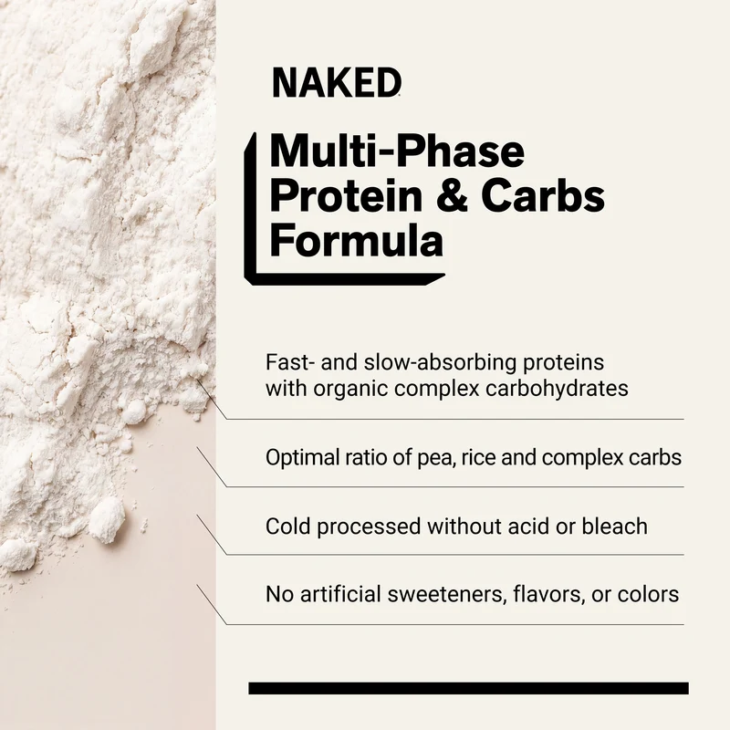 Vegan Mass Gainer Supplement | Naked Vegan Mass - 12LB