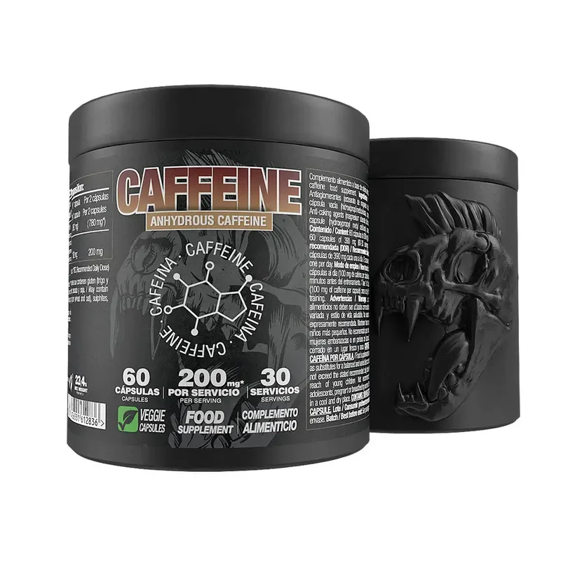 Caféine Anhydre 200mg 60 Capsules