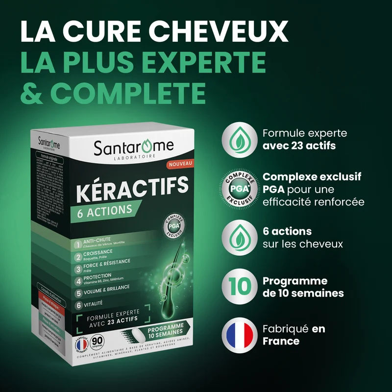 Kéractifs 6 actions - 90 comprimés