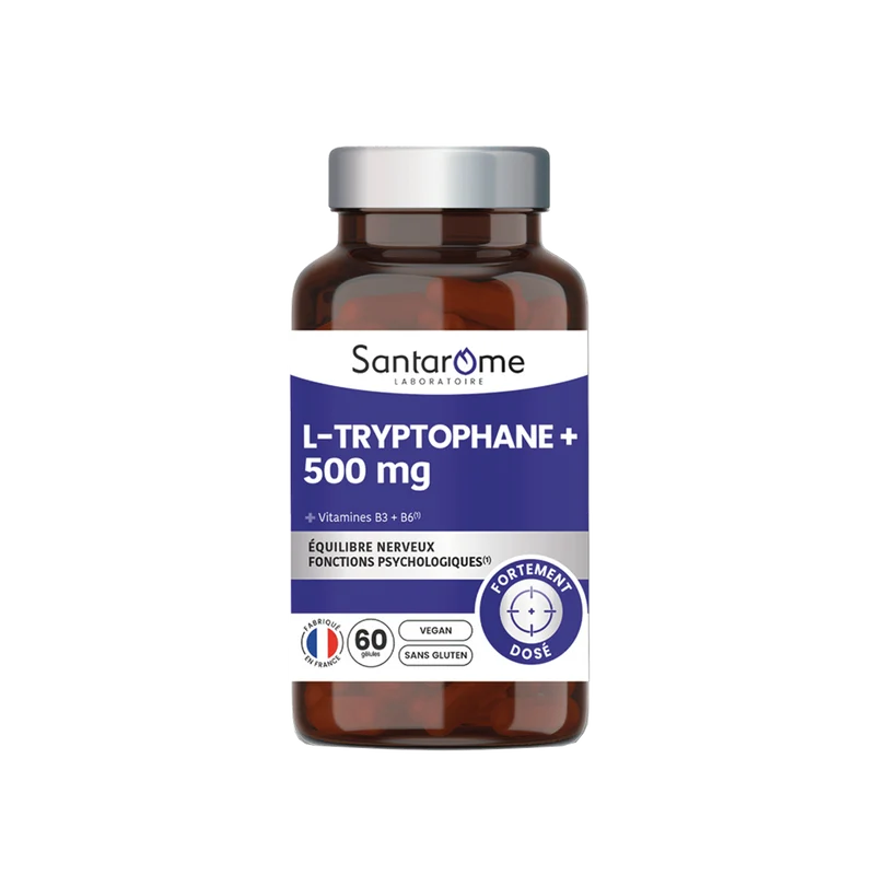 L-Tryptophane + 500 mg - 60 Gélules