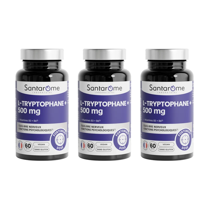 L-Tryptophane + 500 mg - 60 Gélules