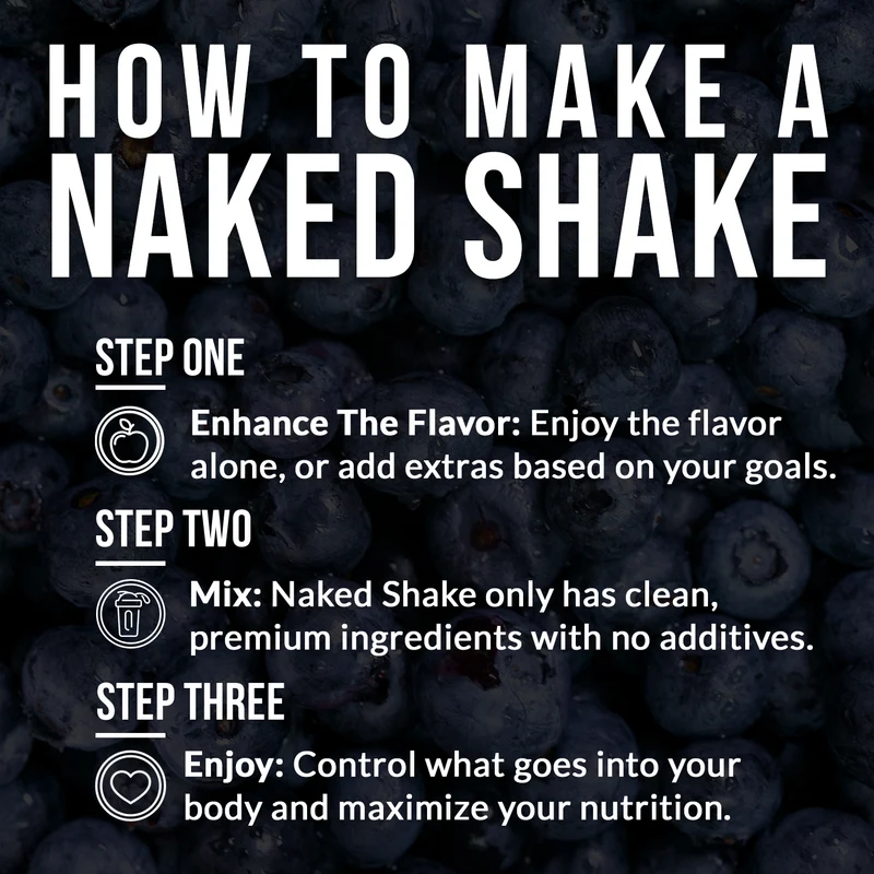 Blueberry Muffin Protein Shake | Naked Shake - 30 Servings