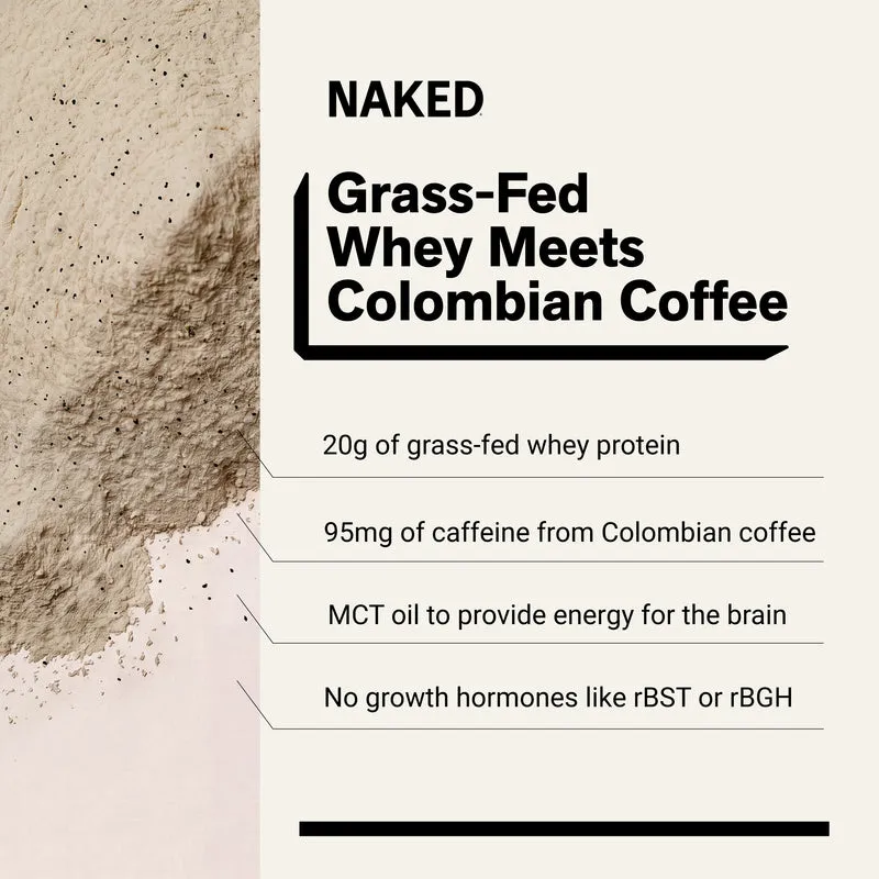 Mocha Latte Protein Iced Coffee | Naked Protein Coffee - 17 Servings