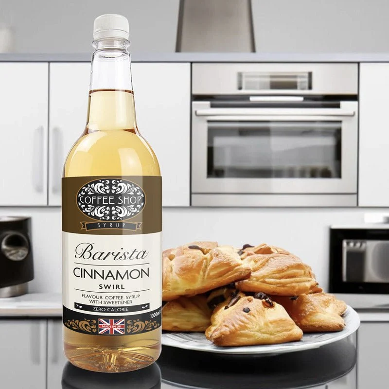 Sirop de café léger à la cannelle Coffee Shop - 1 litre (États-Unis)