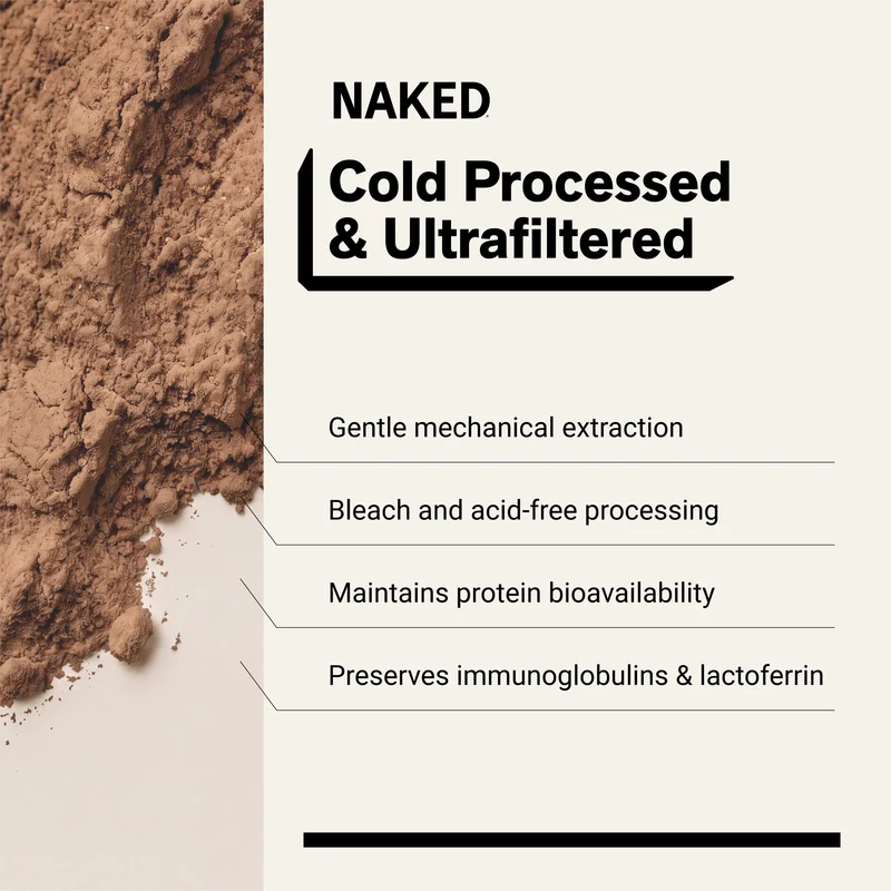 Chocolate Whey Protein Powder | Naked Chocolate Whey - 5LB