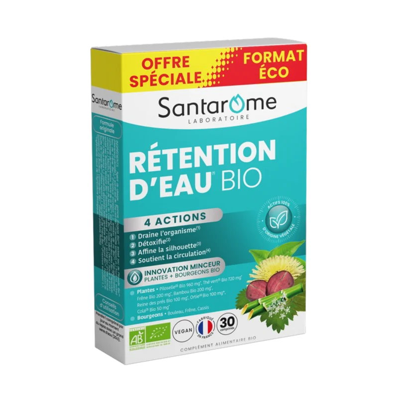 Rétention d'Eau Bio - 30 comprimés