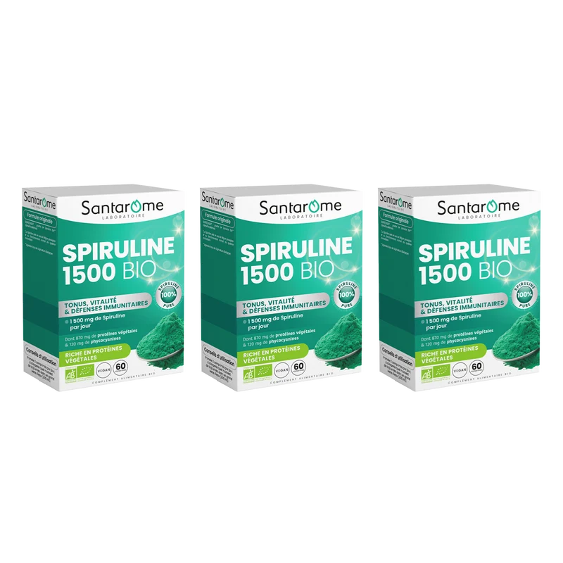 Spiruline Bio - 60 comprimés