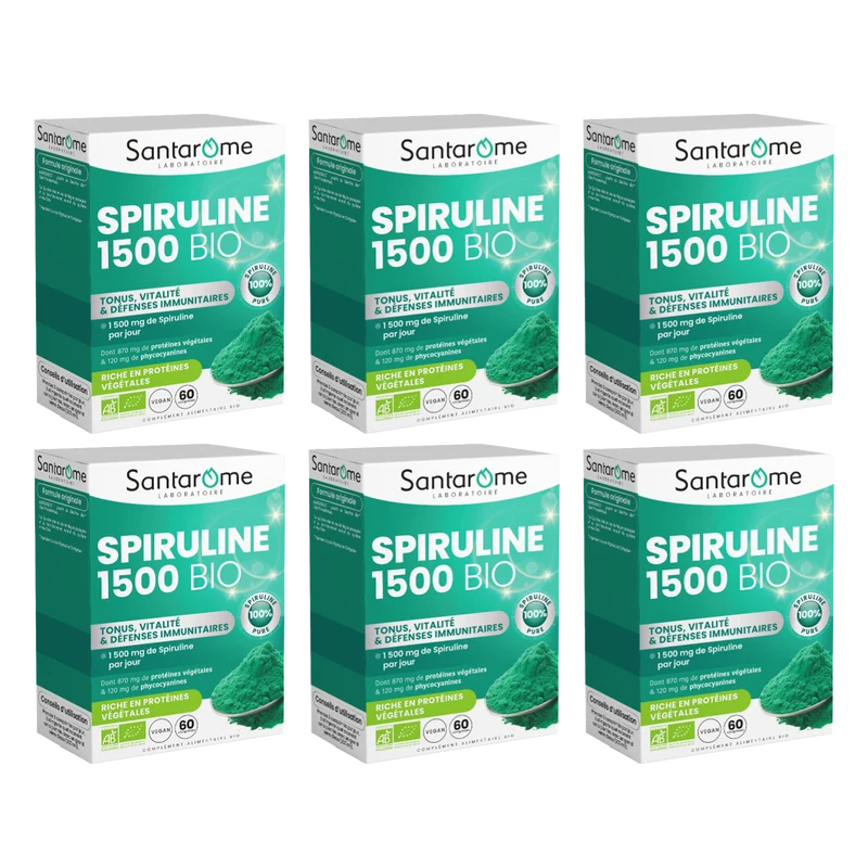 Spiruline Bio - 60 comprimés