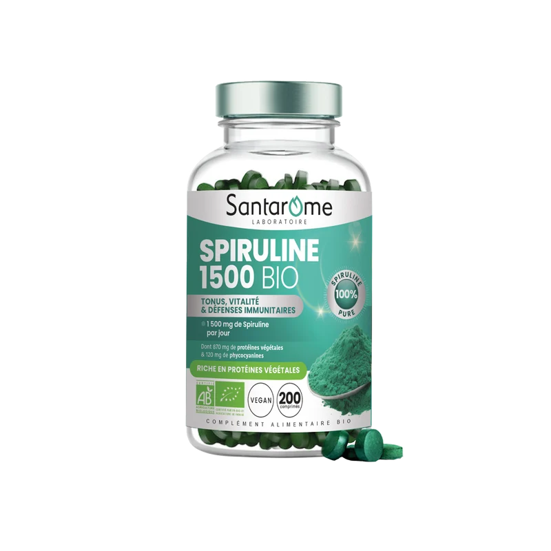 Spiruline Bio - 200 comprimés