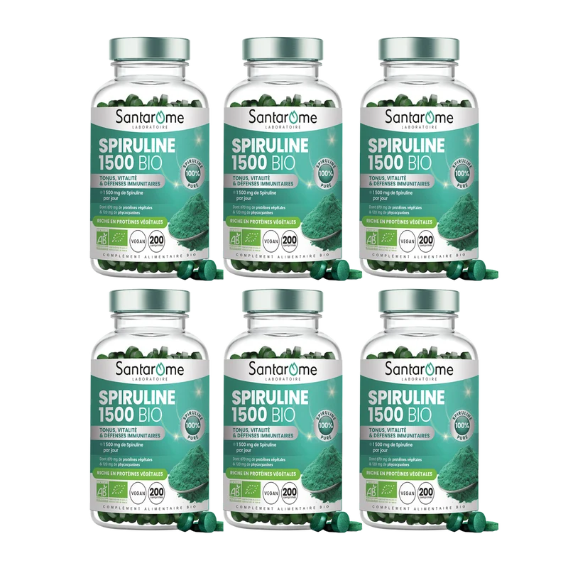 Spiruline Bio - 200 comprimés