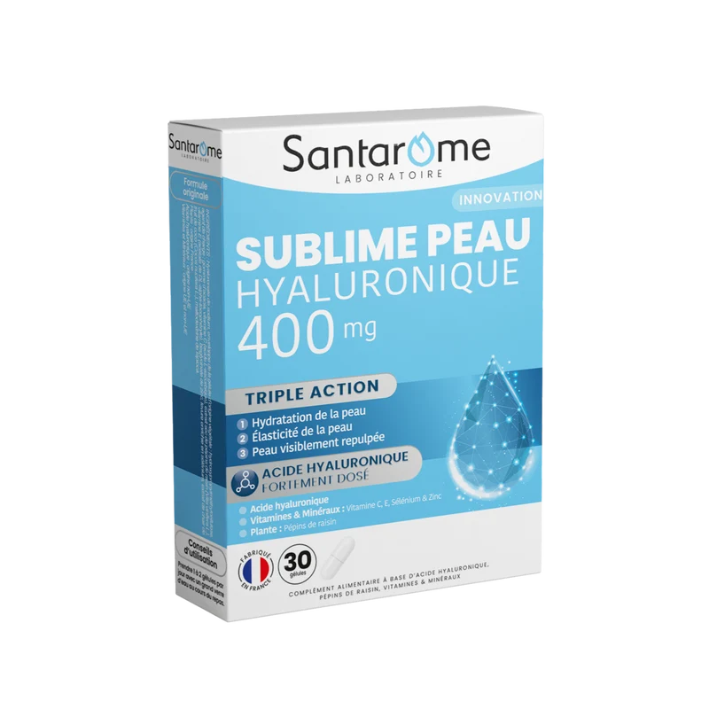 Sublime Peau Acide Hyaluronique 400 mg - 30 gélules