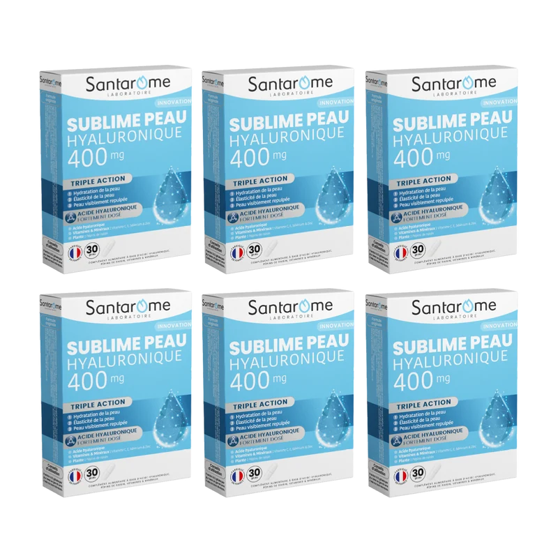Sublime Peau Acide Hyaluronique 400 mg - 30 gélules