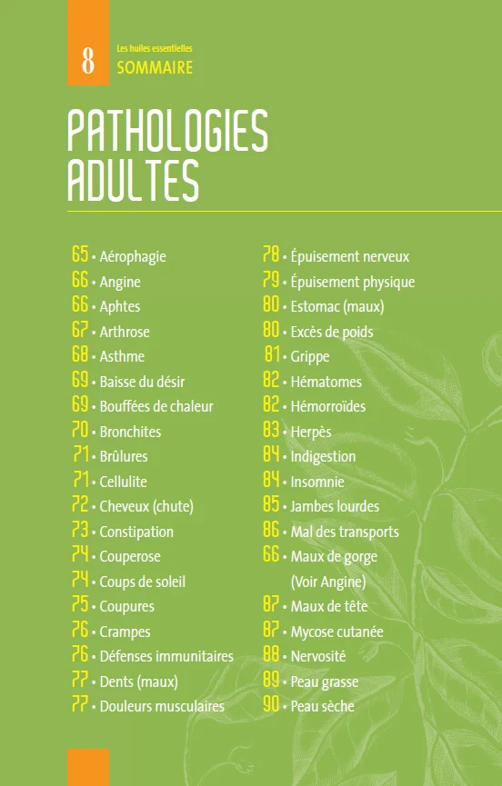 Les Huiles essentielles