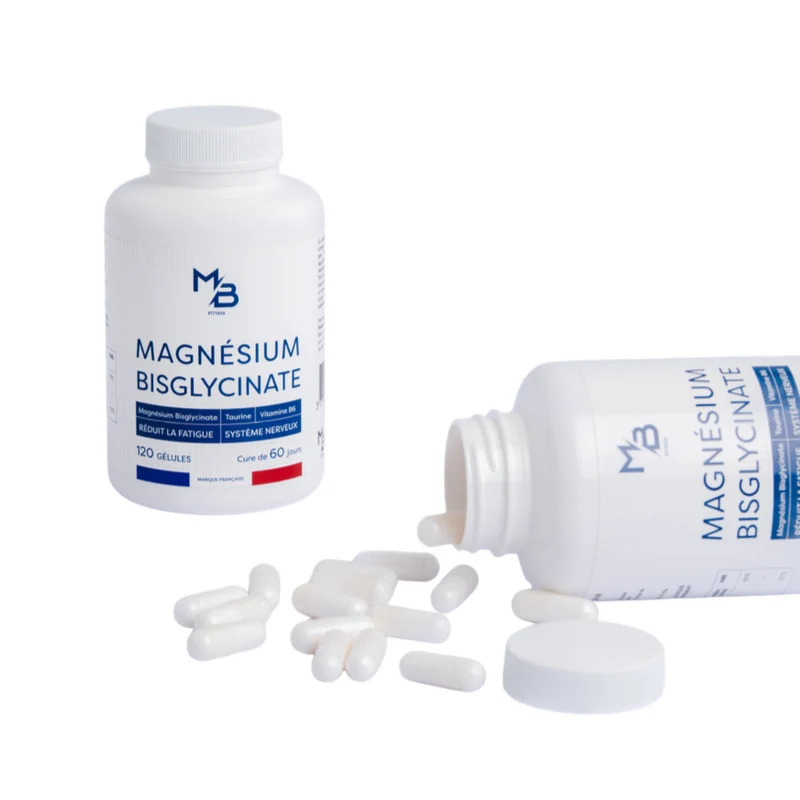Magnésium Bisglycinate (120 Gélules) - Made in France