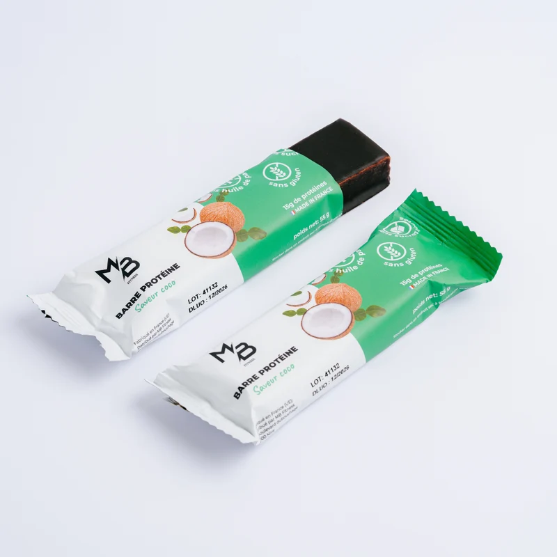 Barre Protéinée Coco Végétale – Boîte de 20x50g