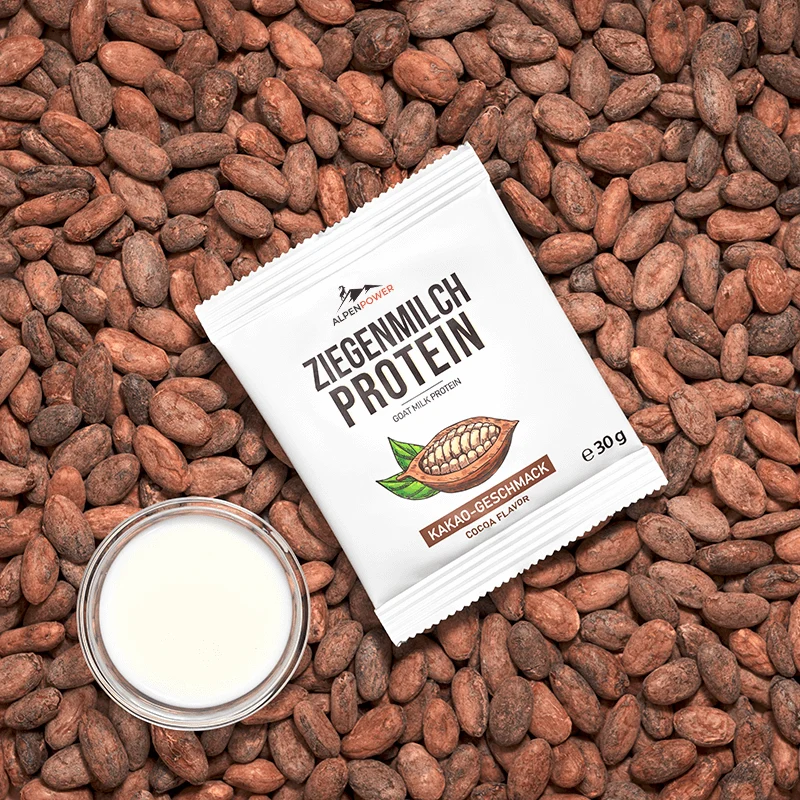 Échantillon de protéines de lait de chèvre