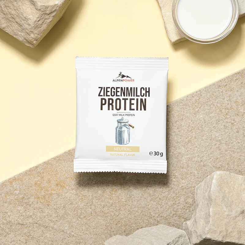 Échantillon de protéines de lait de chèvre