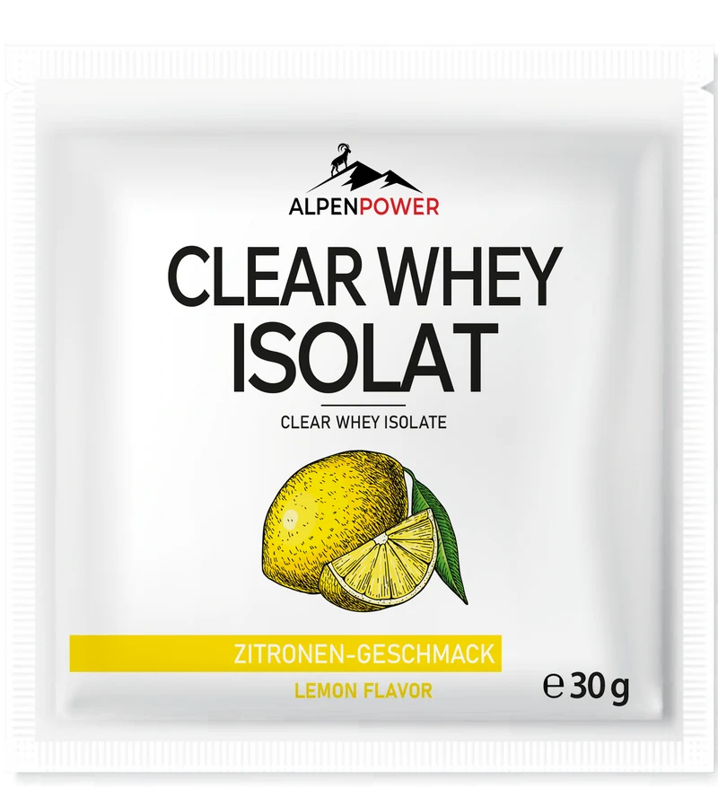 Échantillon d'isolat de lactosérum Clear Whey