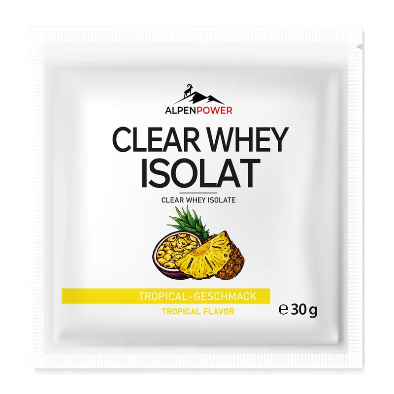 Échantillon d'isolat de lactosérum Clear Whey