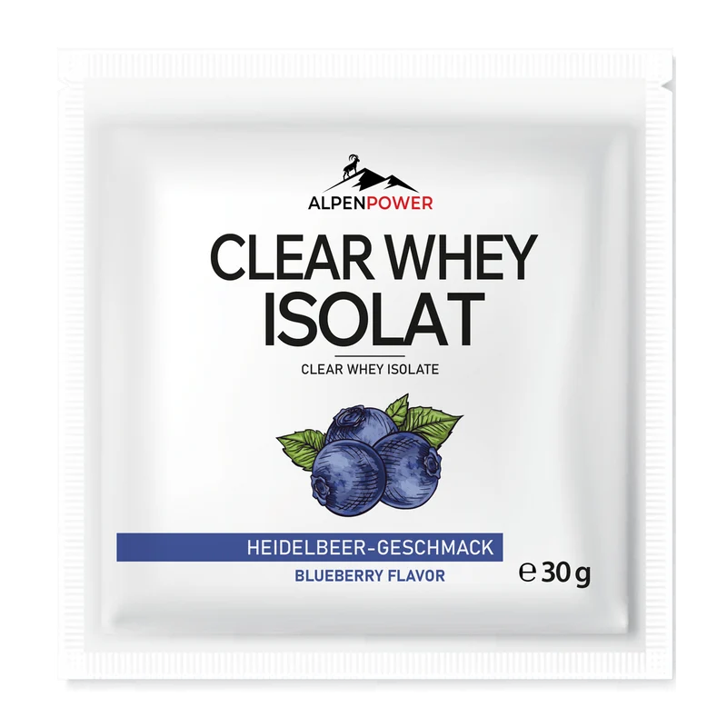 Échantillon d'isolat de lactosérum Clear Whey