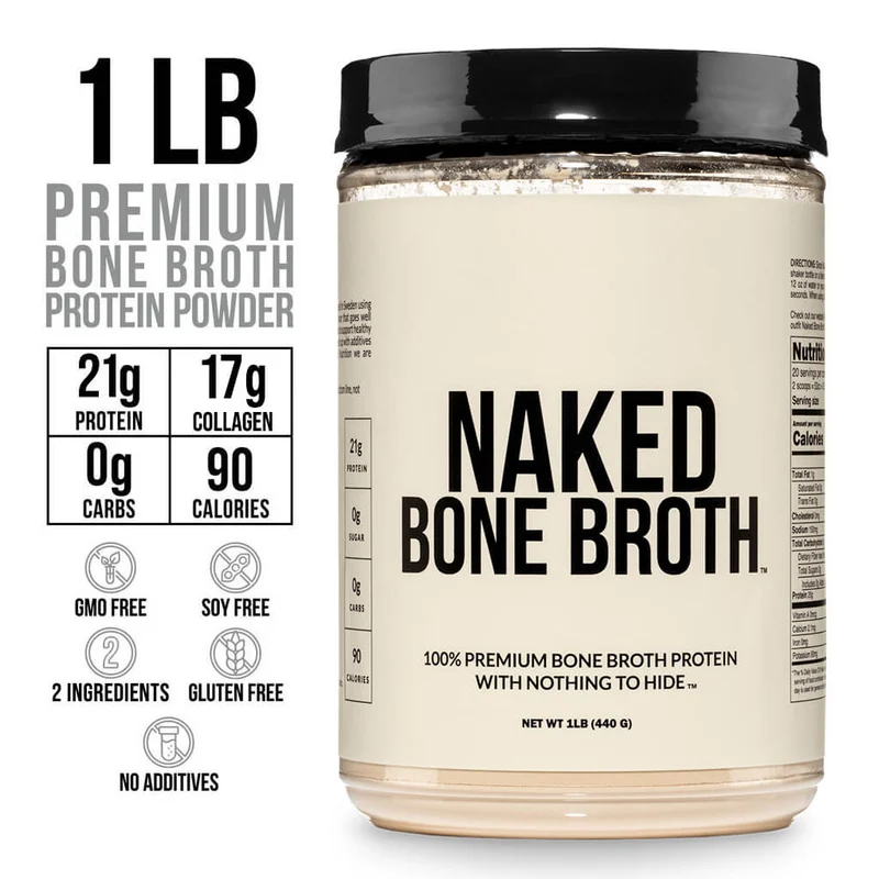 Bone Broth Protein Powder | Naked Bone Broth - 1LB