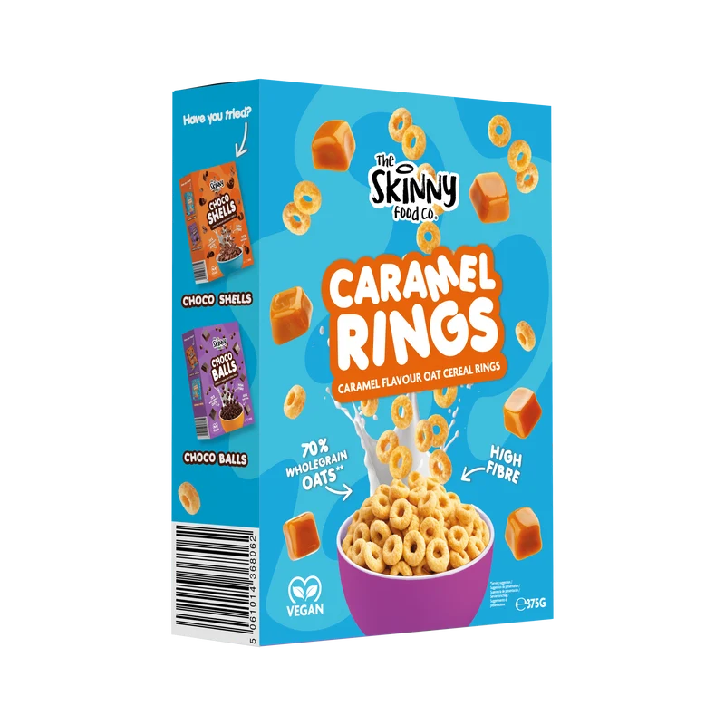 Anneaux de caramel aux flocons d'avoine allégés - 375 g