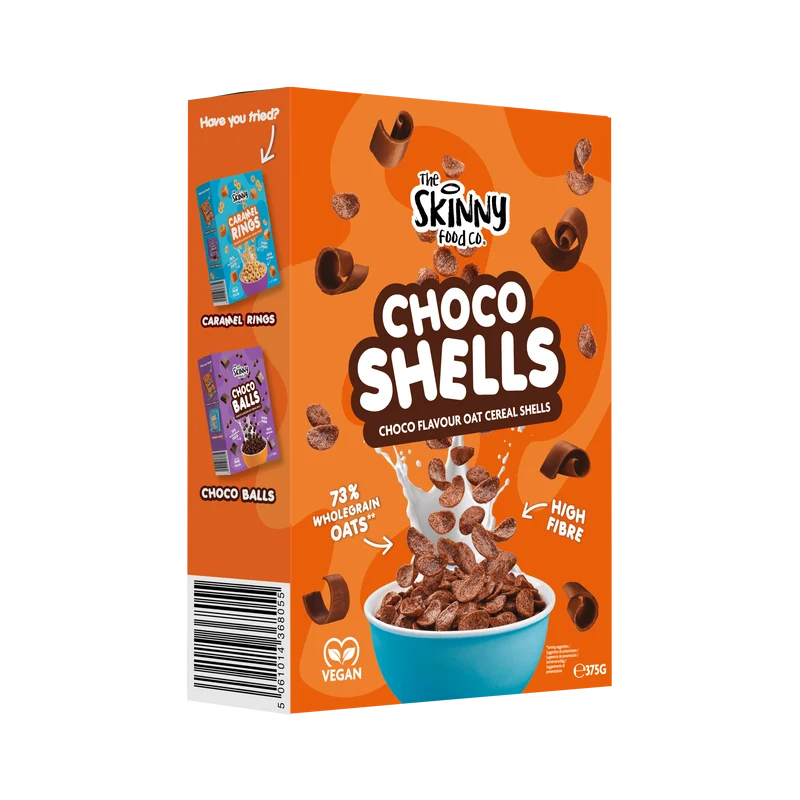 Coquilles de chocolat aux flocons d'avoine allégés - 375 g