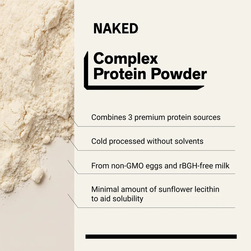 Protein Powder Blend - 1LB Egg, Whey & Casein Protein Blend | Naked Protein - 1lb
