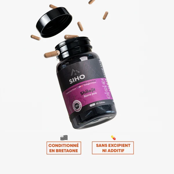 Shilajit Pur en gélules - SIHO